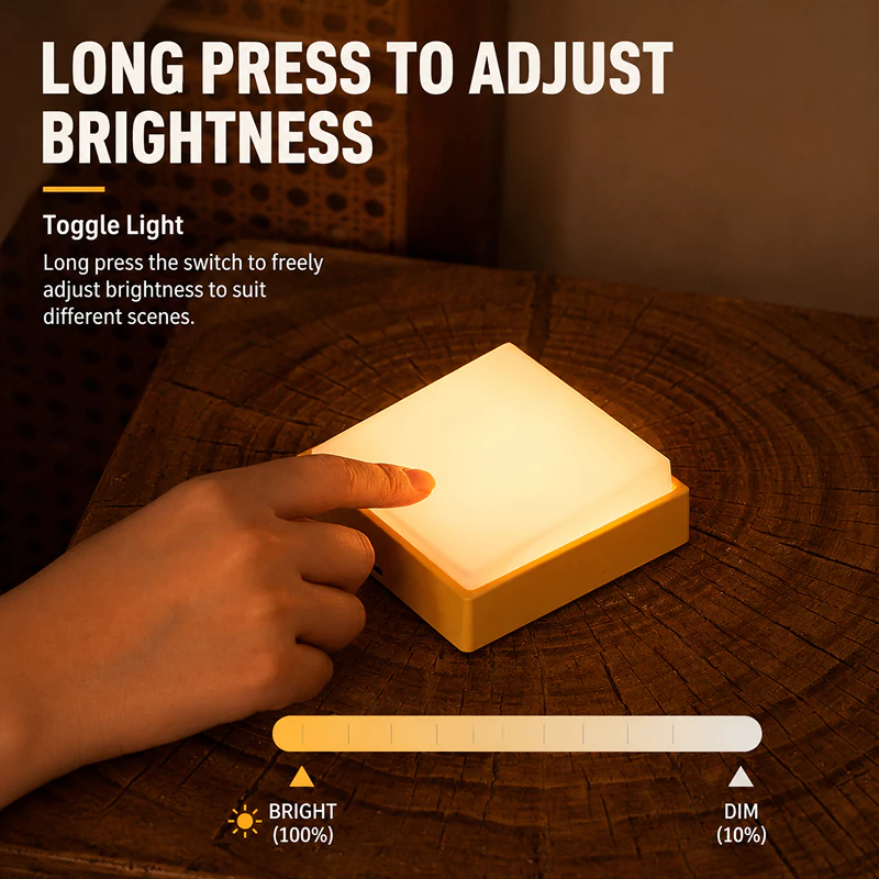 Magnetic night light, original Shopee listing photo 05