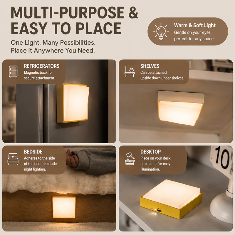 Magnetic night light, original Shopee listing photo 08