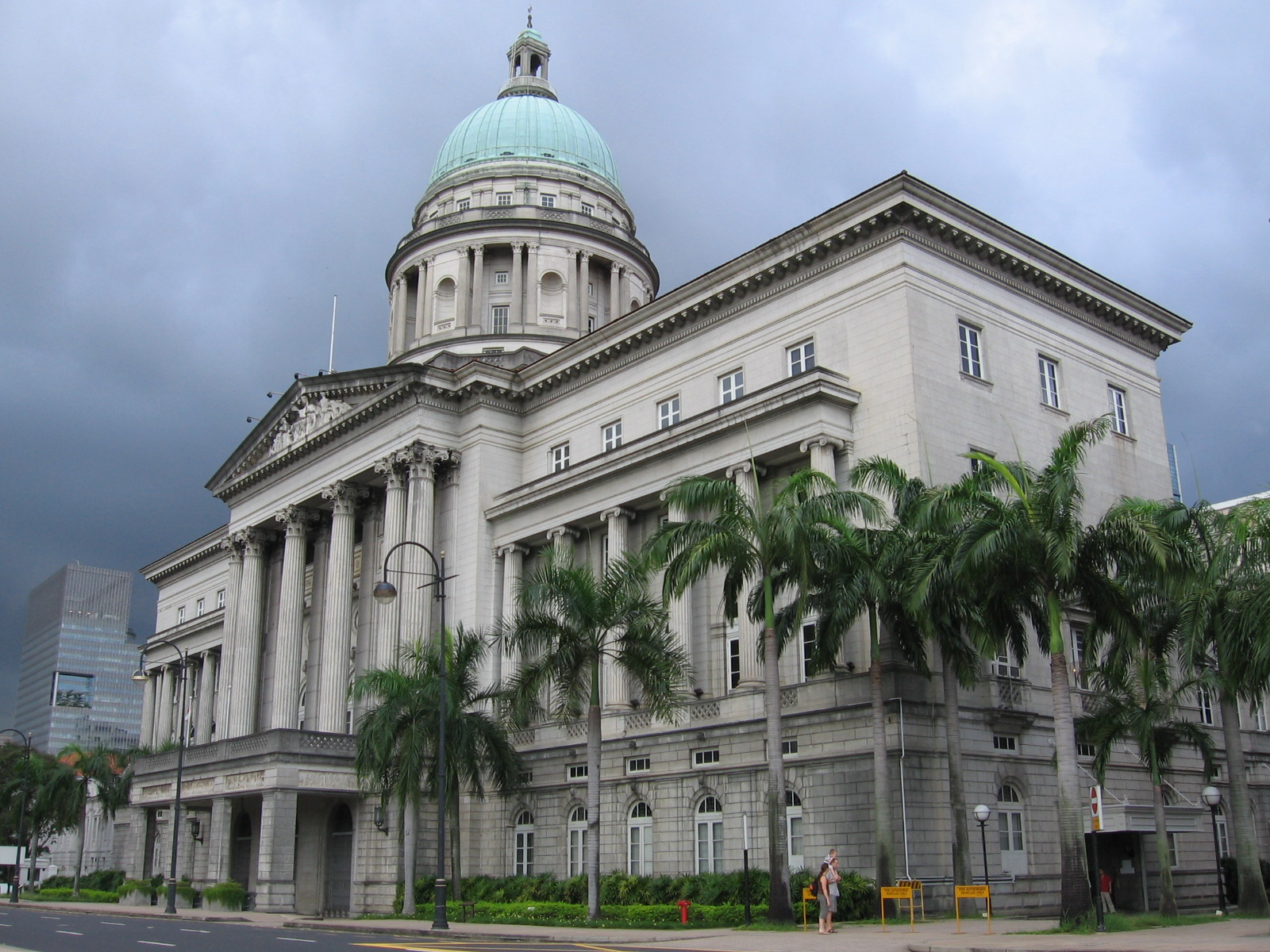 The domed Old Supreme Court building in Singapore, photographed in January 2006, where the 1983 murder trial took place.