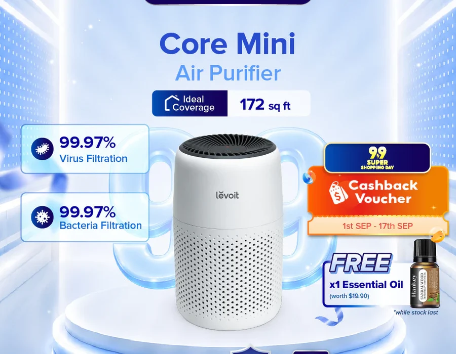 Levoit Core Mini air purifier overview and promotional offer