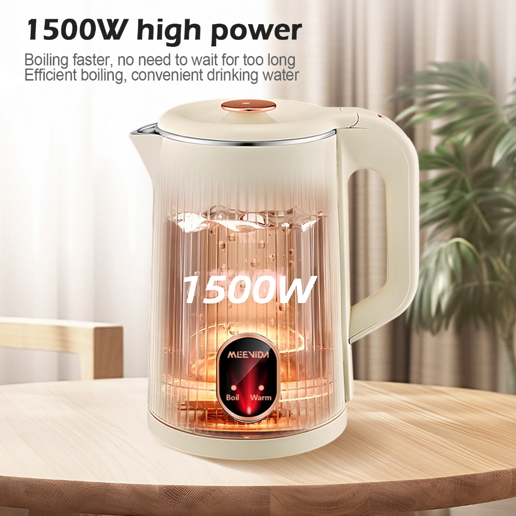 Seller illustration of the kettle’s 1500W heating