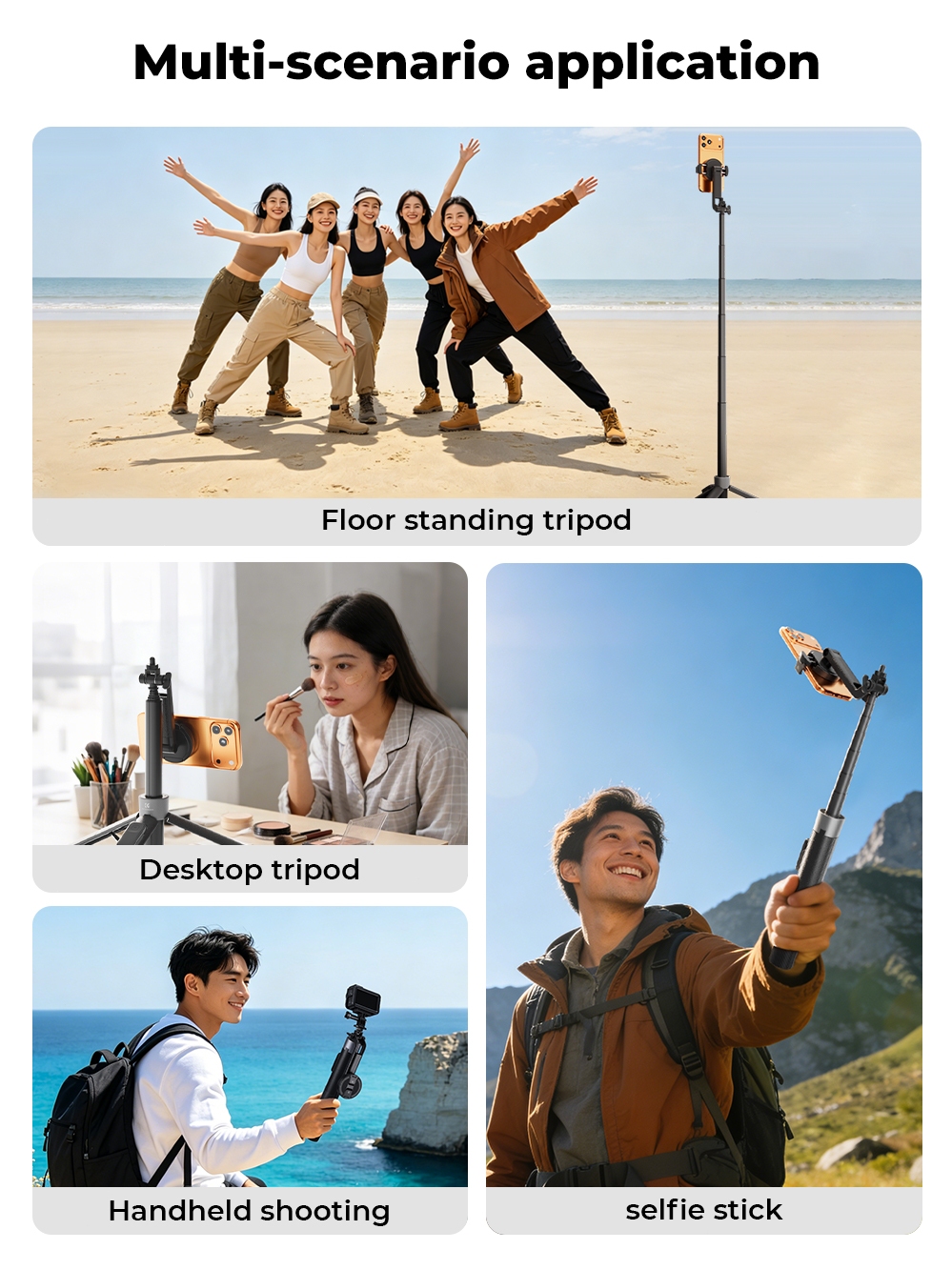 K&F CONCEPT MS-52 photography and video use examples