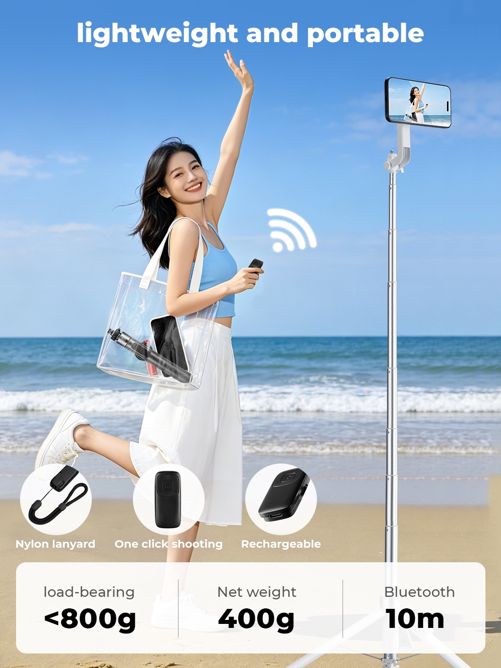 K&F CONCEPT MS-52 lightweight portable design