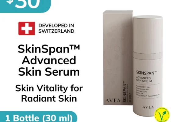 AVEA SkinSpan Advanced Skin Serum 30 ml bottle and box